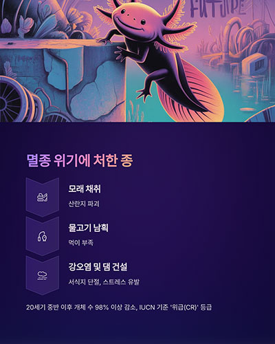 심각한 개체 수 감소와 보호 노력