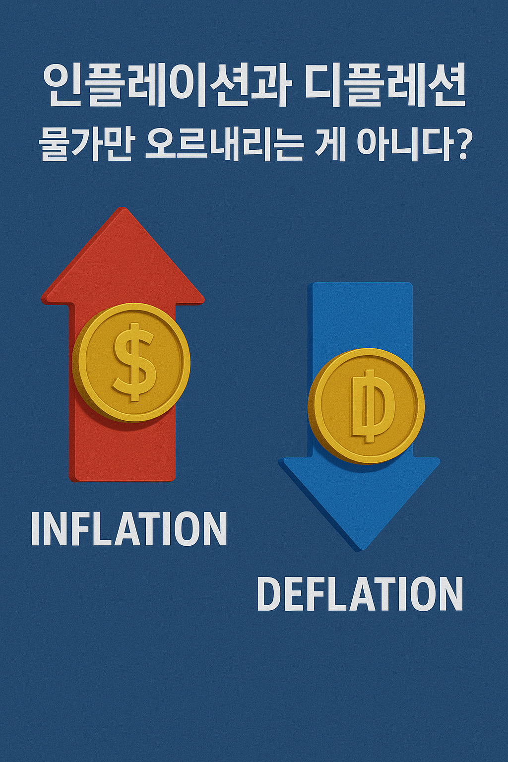 인플레이션과 디플레이션 의미에 대해 설명