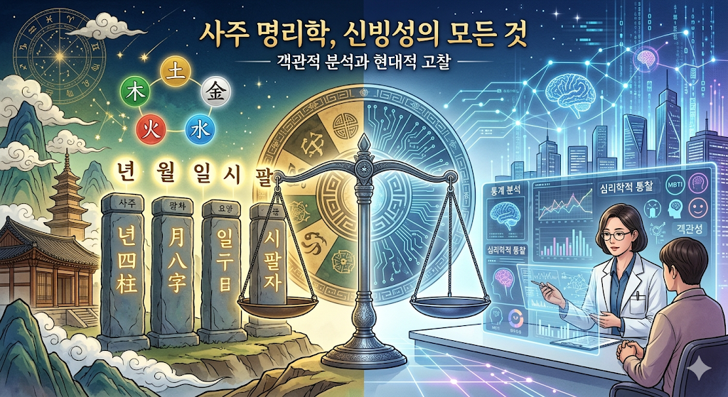 사주 명리학의 신빙성, 과학적 통계인가 심리적 위안인가? 객관적 분석과 현대적 고찰