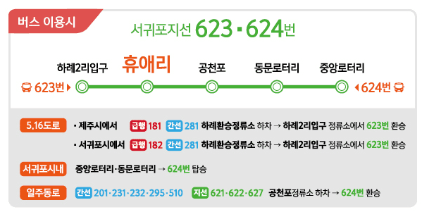 제주 휴애리 자연생활공원 버스 노선