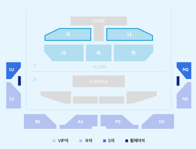2024 볼빨간사춘기 단독 콘서트 좌석배치도