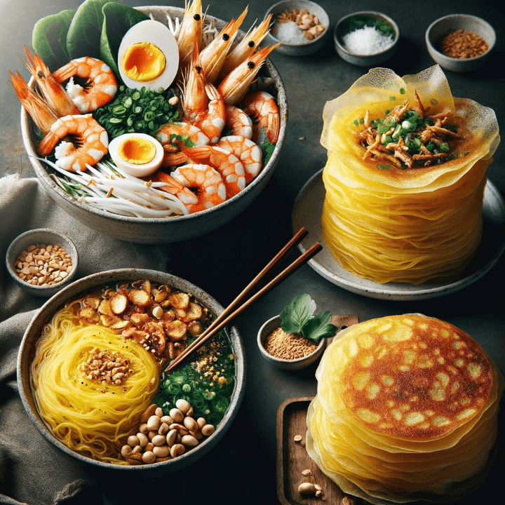 Mi Quang 및 Banh Xeo