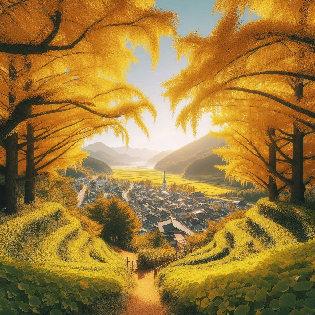 홍천 은행나무숲