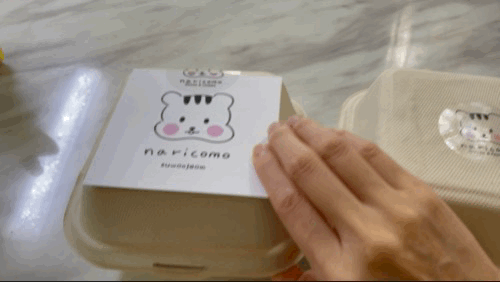 대구 도넛 나리꼬모 - 주문한 메뉴 언박싱 영상