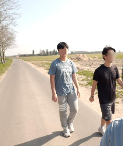 주택가 외곽 산책