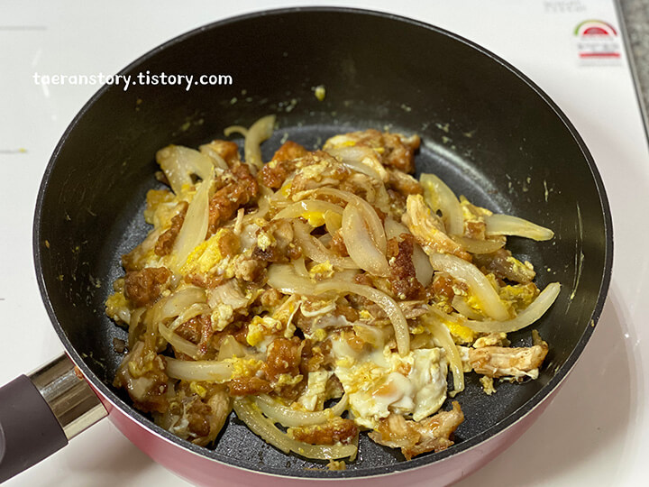 치킨마요덮밥-계란