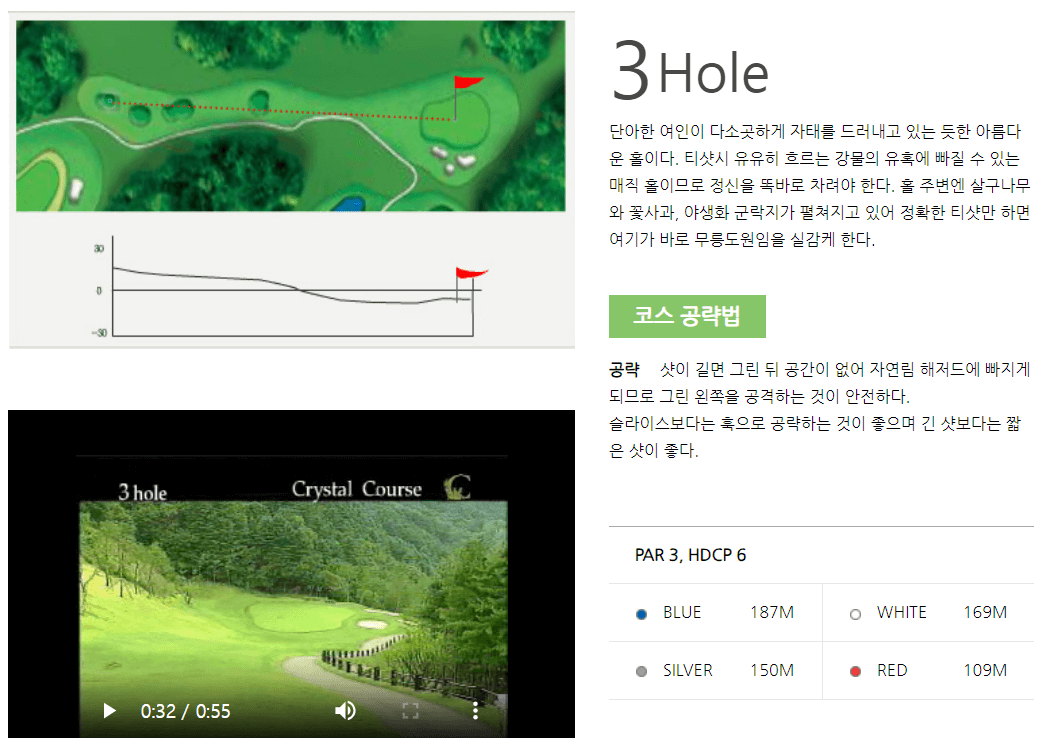 크리스탈밸리 컨트리클럽 크리스탈코스 3