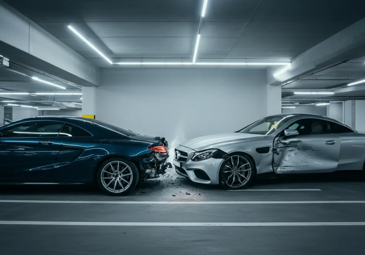 주차장 사고