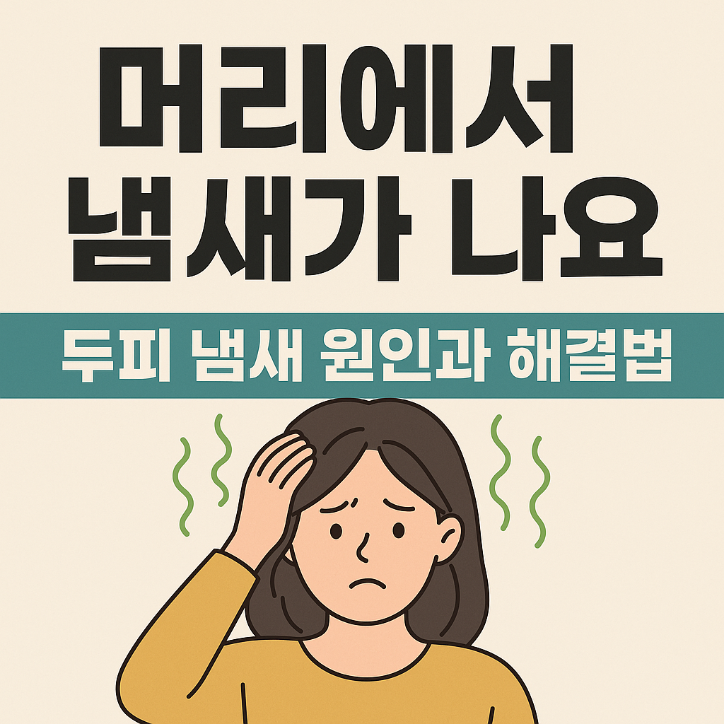 머리에서 냄새 나는 이유와 해결 두피 냄새 완전 제거 가이드