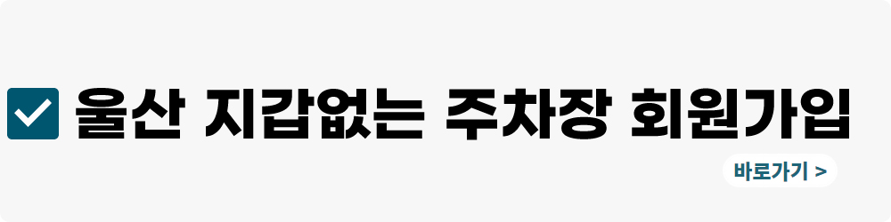 울산 지갑없는 주차장