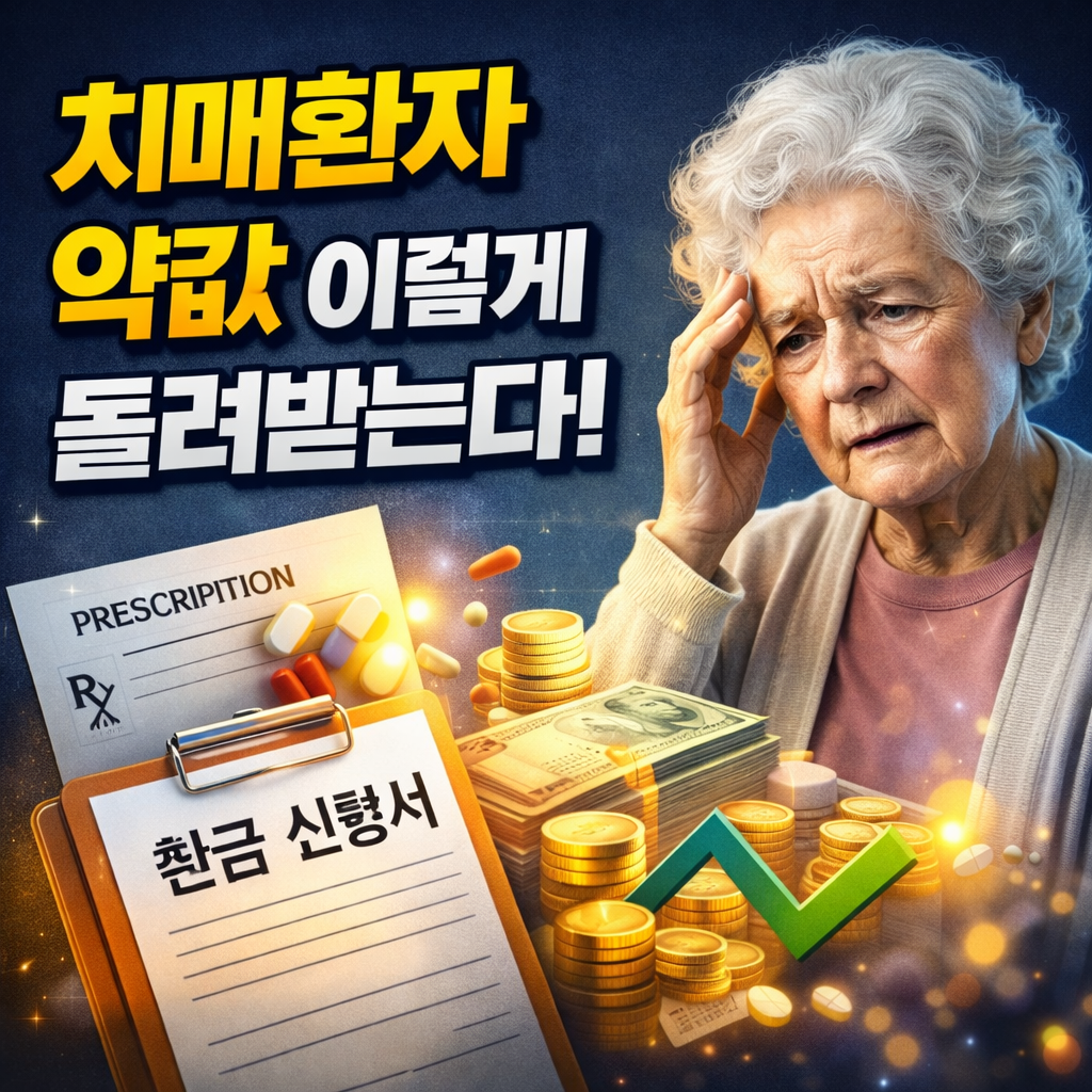 치매환자 약값 이렇게 돌려받는다! 약제비 청구&middot;지원금 신청 총정리