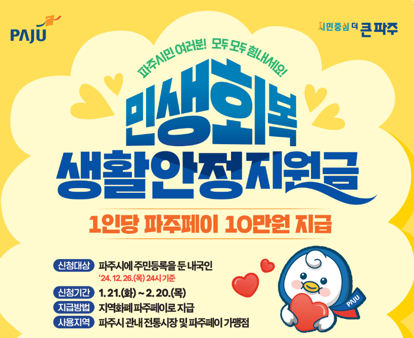 파주민생회복지원금