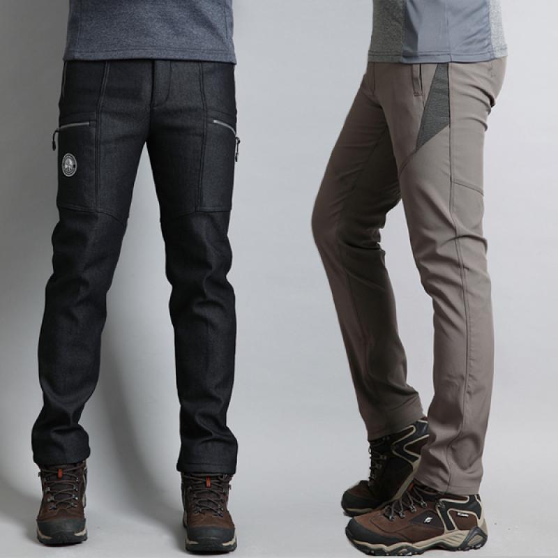 등산바지 겨울 기모 추가 WF 802 클라이밍 아웃도어 등산복 작업복바지 카고 남성 남자