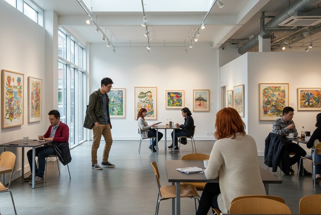 갤러리 카페사진