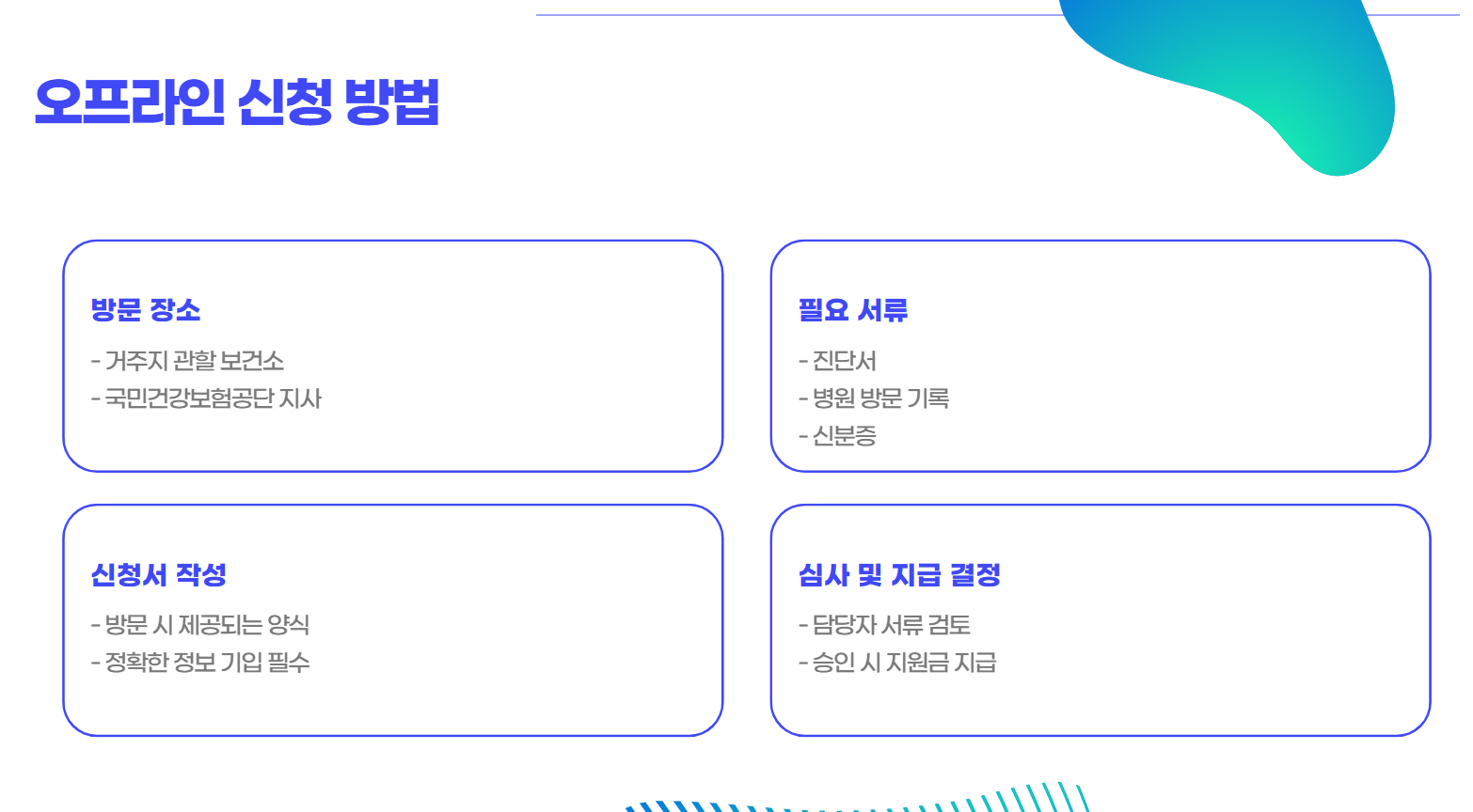 오프라인신청방법