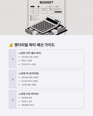 젠더리빌파티관련사진