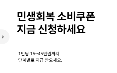 민생회복지원금 신청