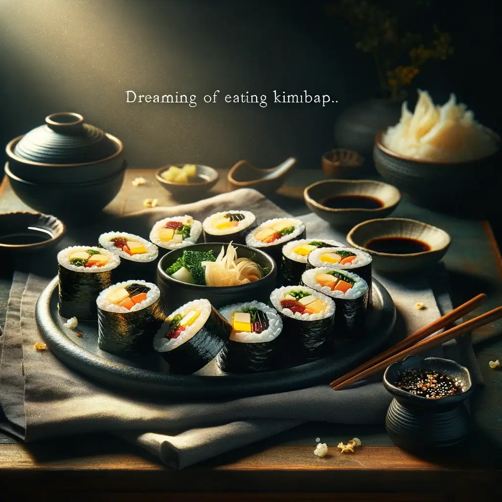 김밥 먹는 꿈 해몽 해석