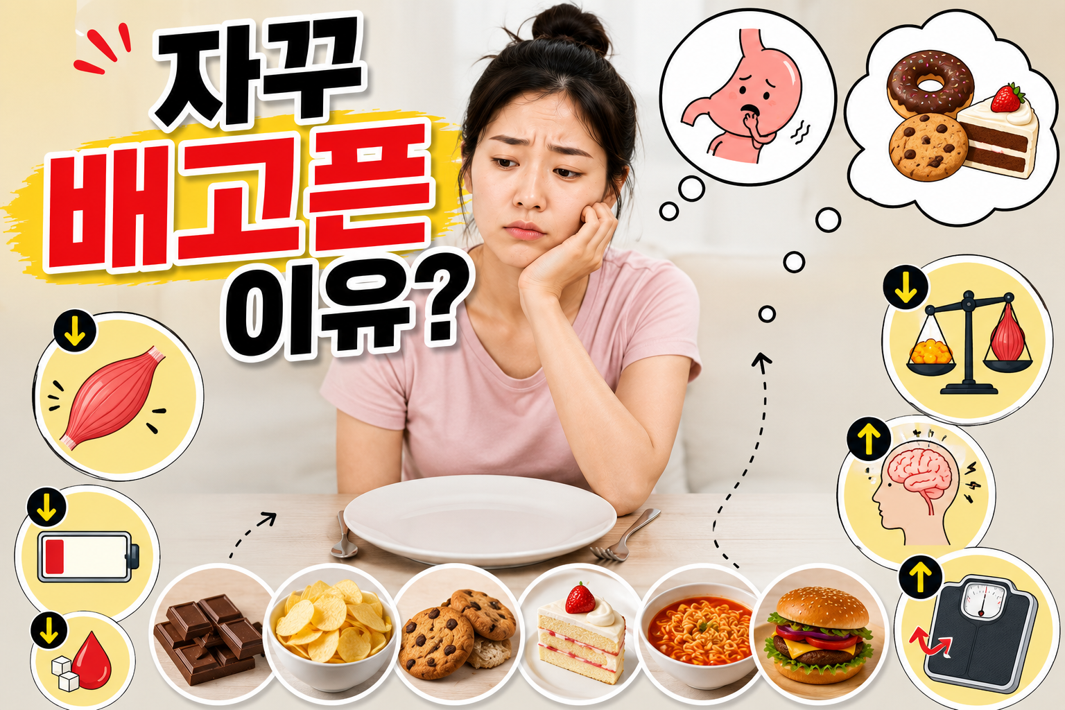 단백질 부족하면 몸에서 보내는 신호 자꾸배고픈이유