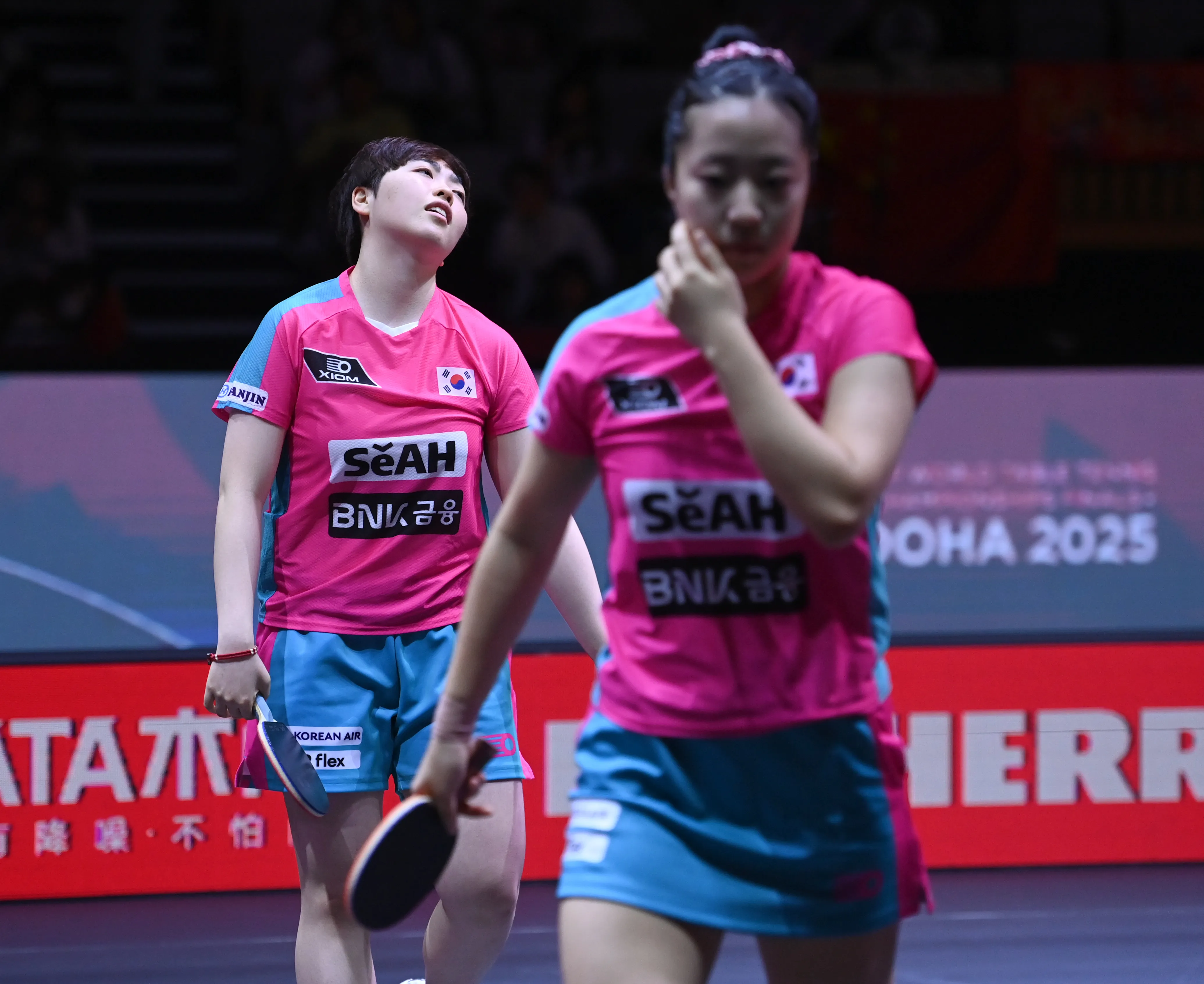 신유빈-유한나 여자복식 동메달 결과 – 2025 세계탁구선수권 4강 진출