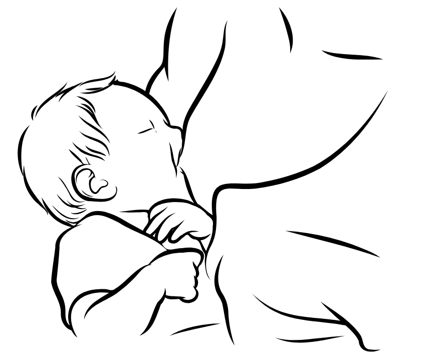 모유수유 일러스트