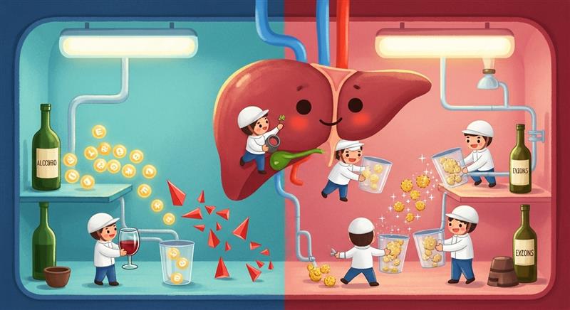 숙취는 왜 생길까? 알코올 분해 과정의 과학