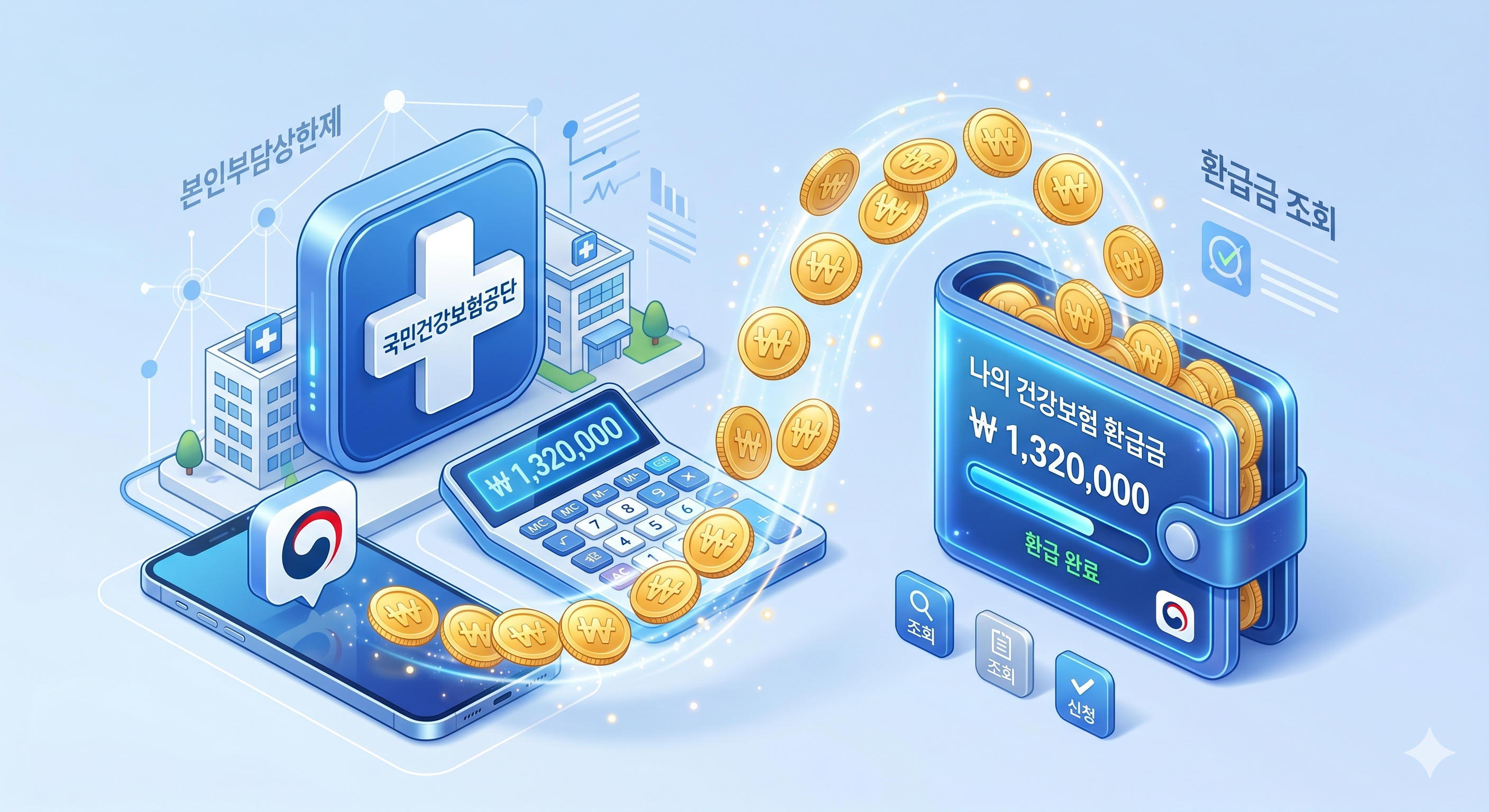 의료비 환급 시스템 시각화 이미지