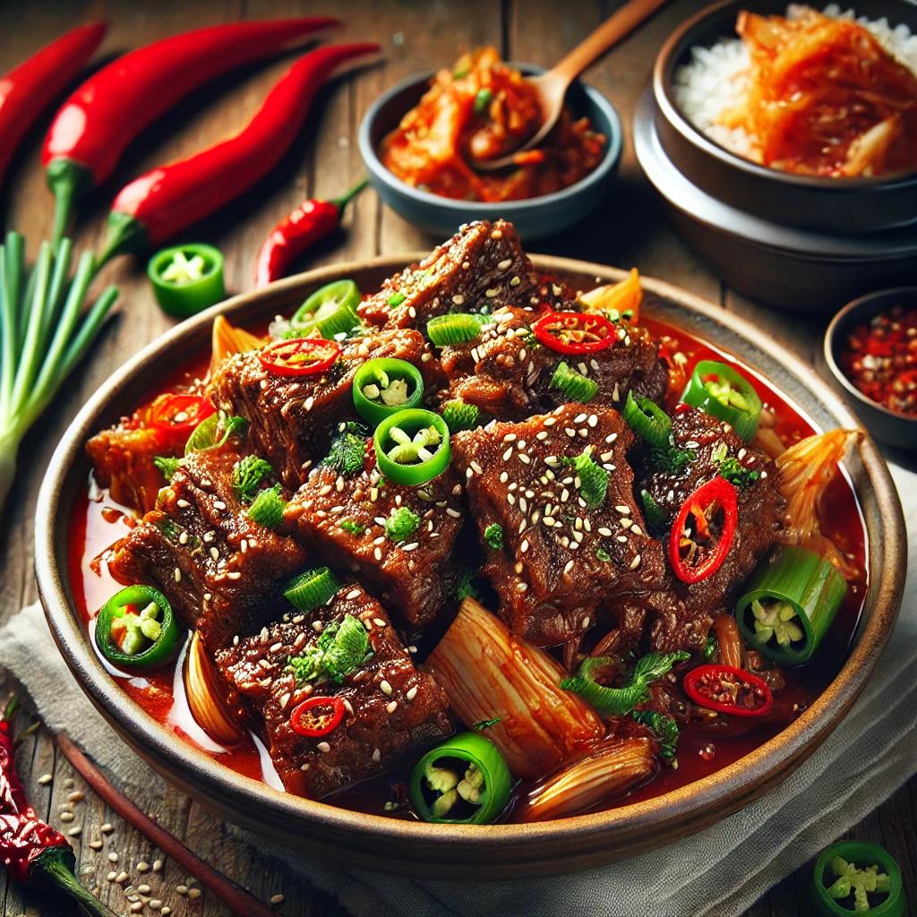 목포 소갈비 수육무침