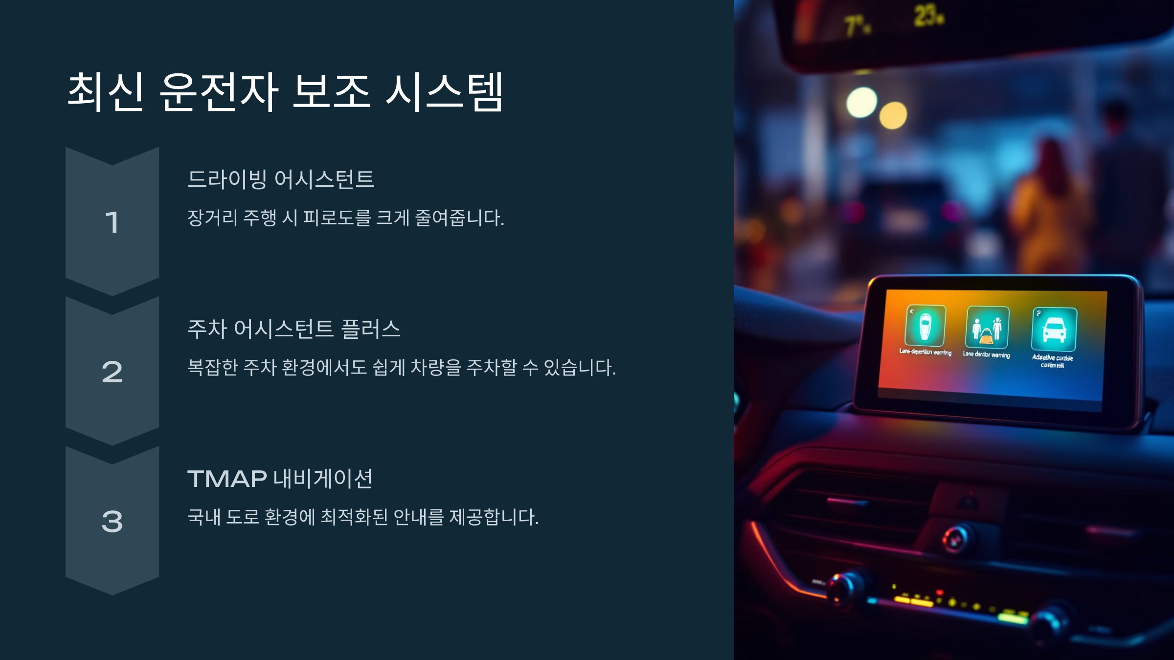 최신 운전자 보조 시스템