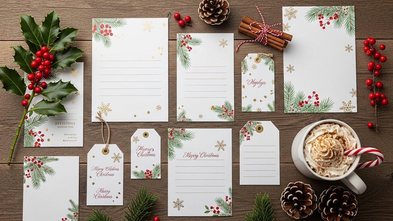 크리스마스 편지지 무료