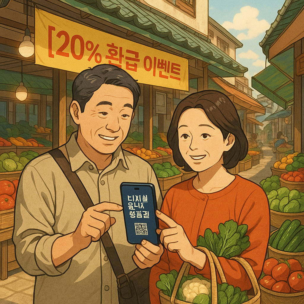 2025 디지털 온누리상품권 할인+환급 총정리 (20% 혜택받기)