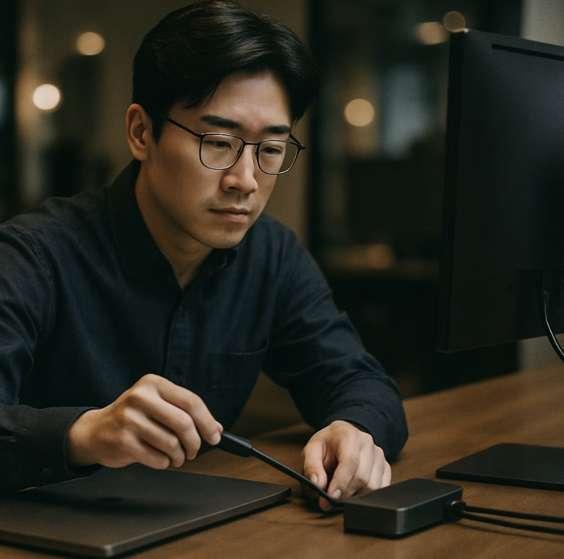 원터치 해결사, 도킹 스테이션의 등장