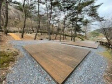박달재자연휴양림 야영데크