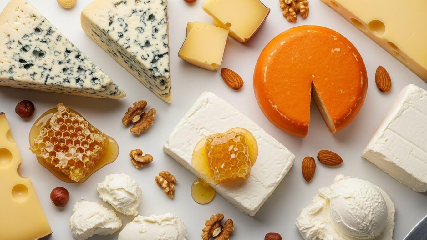 기타 인기 수입치즈: 고르곤졸라, 고다, 크림치즈 등