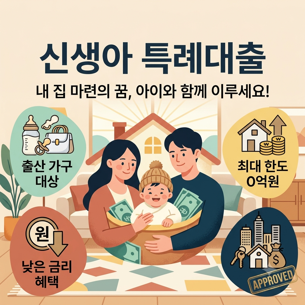 신생아 특례대출 조건 금리 이자 전세대출 조건 자가진단하기