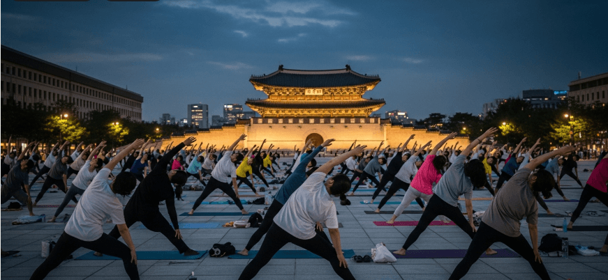 2025 광화문 달빛요가 &ndash; 도심 한가운데서 달빛 아래 힐링을!