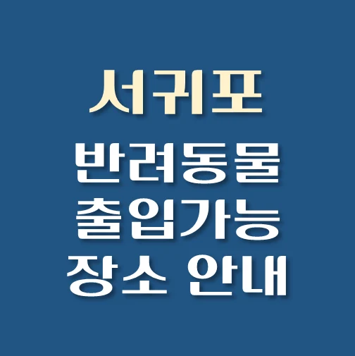썸네일-서귀포시-반려동물-출입가능-장소