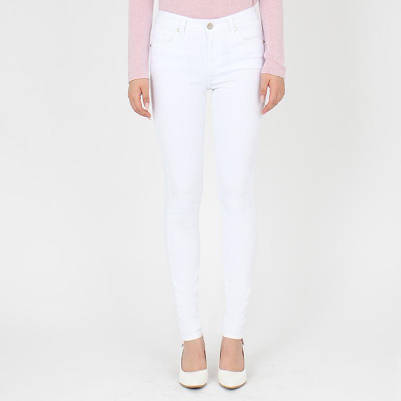 게스 여성 청바지 앵클스키니 화이트 데님팬츠 YI2D9091