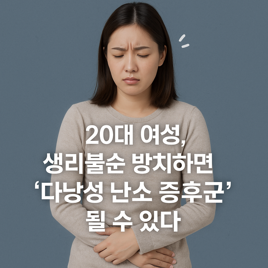 20대 여성, 생리불순 방치하면 '다낭성 난소 증후군' 될 수 있다