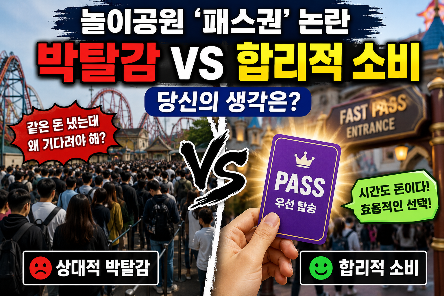놀이공원 패스권 논란, 정말 합리적 소비일까?