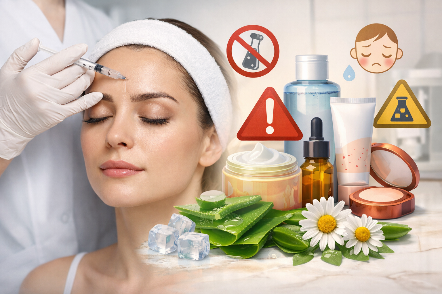 보톡스 후 화장품 사용 주의사항