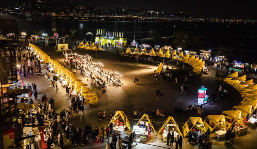 서울 밤도깨비 야시장 풍경