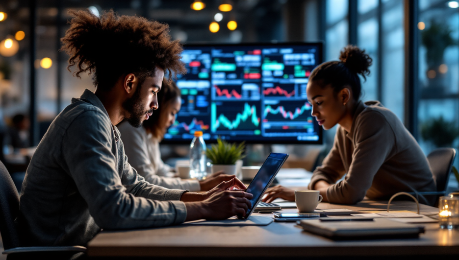 주식 시장에 쉽게 접근하는 다양한 개인 투자자들