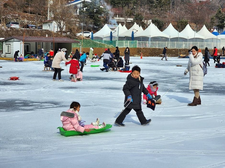 안성 동막골 빙어축제