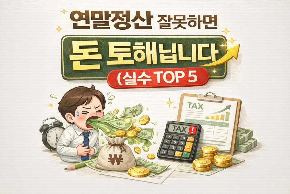 연말정산 5가지 실수로 세금 더 내는 당신