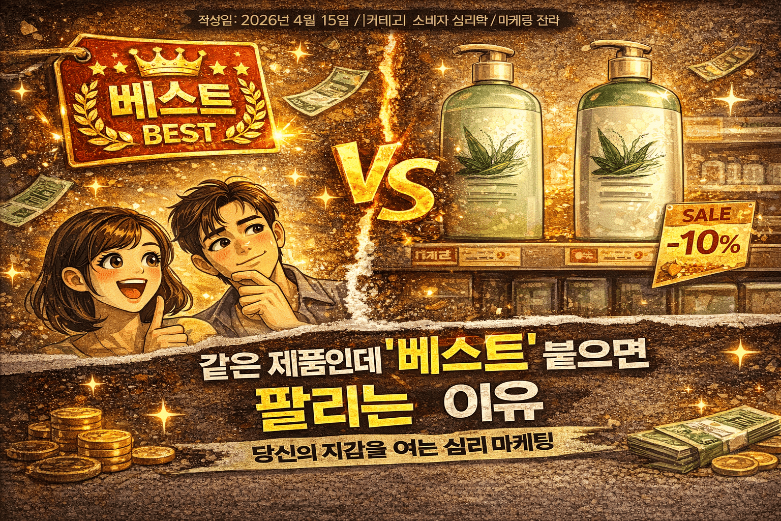 같은 제품인데 ‘베스트’ 붙으면 팔리는 이유 (소비 심리 분석)