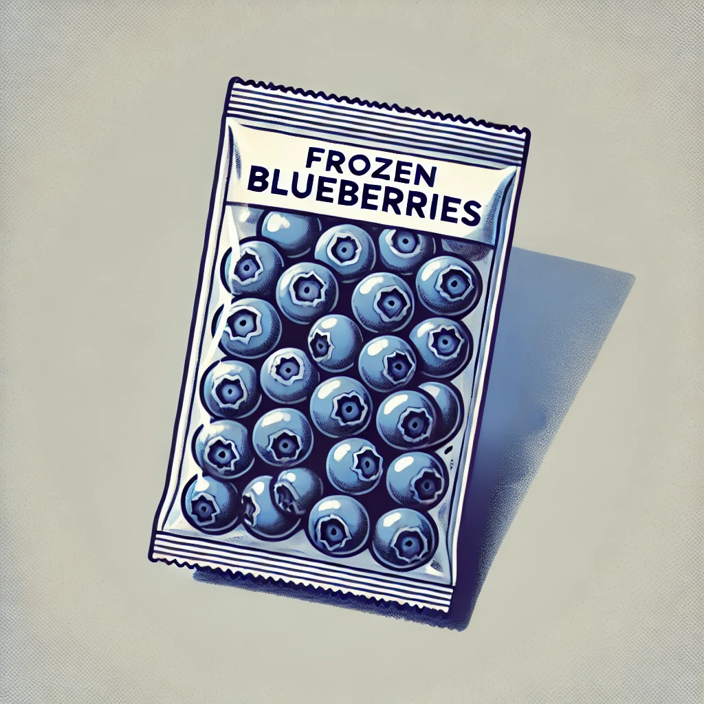 냉동 블루베리 이미지