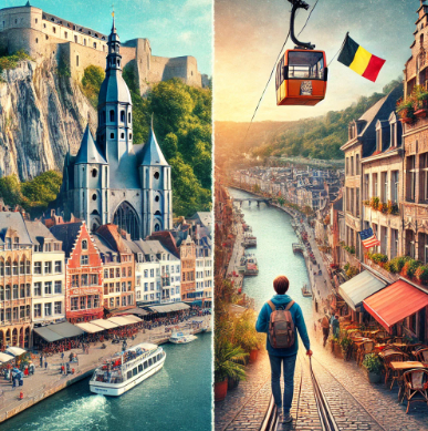 벨기에 디낭과 벨기에 나뮈르 여행 반반사진