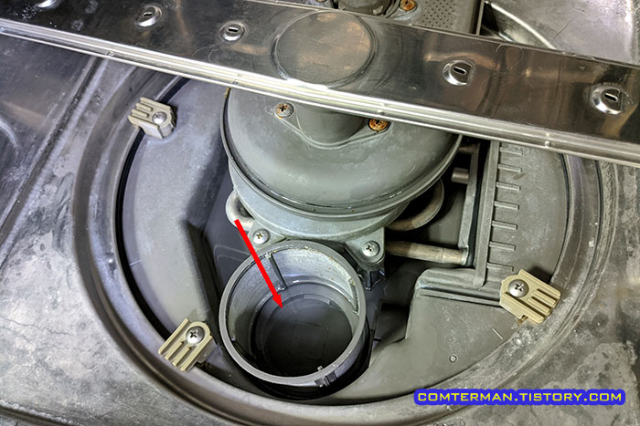 LG 식기세척기 배수구 수질