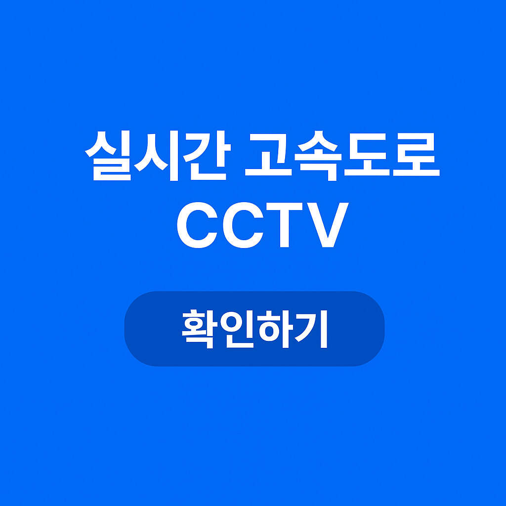 실시간 고속도로CCTV